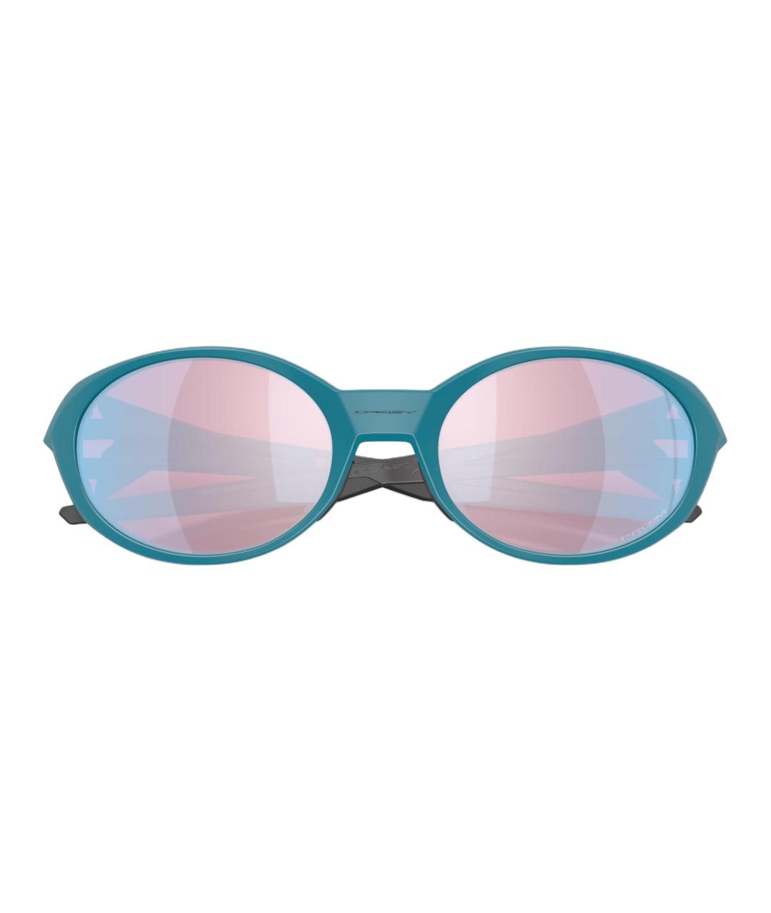 OAKLEY Синие пластиковые солнцезащитные очки, фото 5