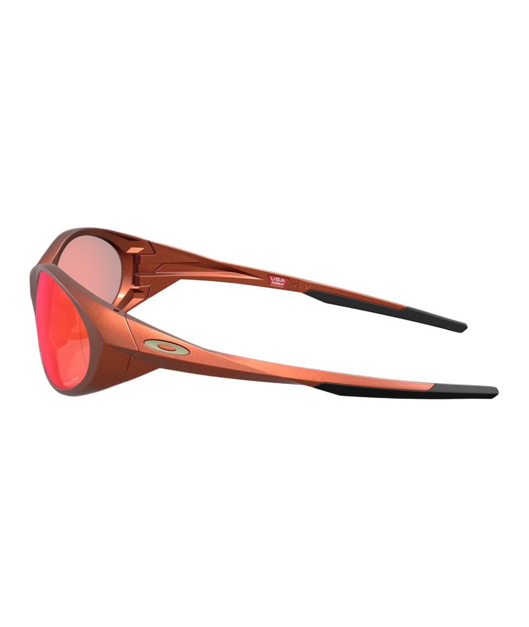 OAKLEY Оранжевые пластиковые солнцезащитные очки, фото 3