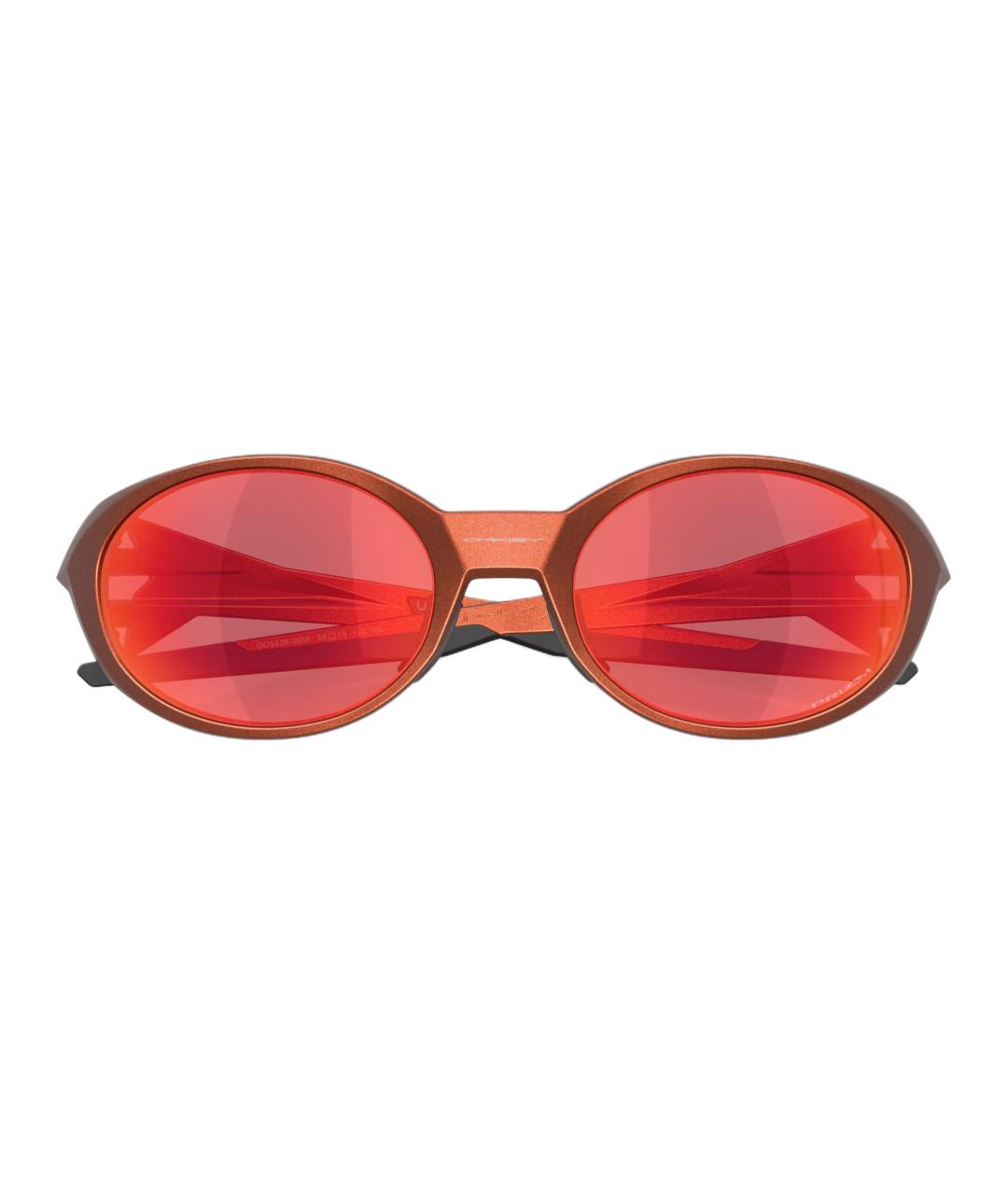 OAKLEY Оранжевые пластиковые солнцезащитные очки, фото 5