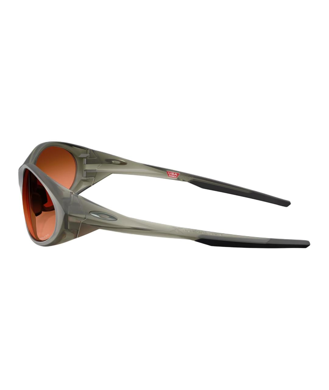 OAKLEY Серые металлические солнцезащитные очки, фото 3
