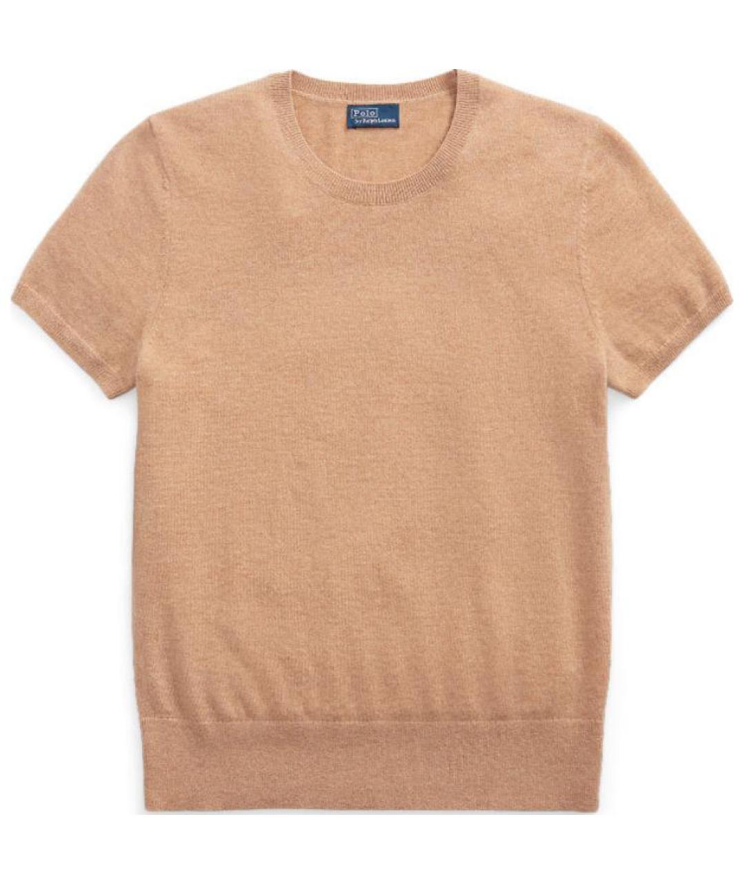 POLO RALPH LAUREN Хаки кашемировый джемпер / свитер, фото 1