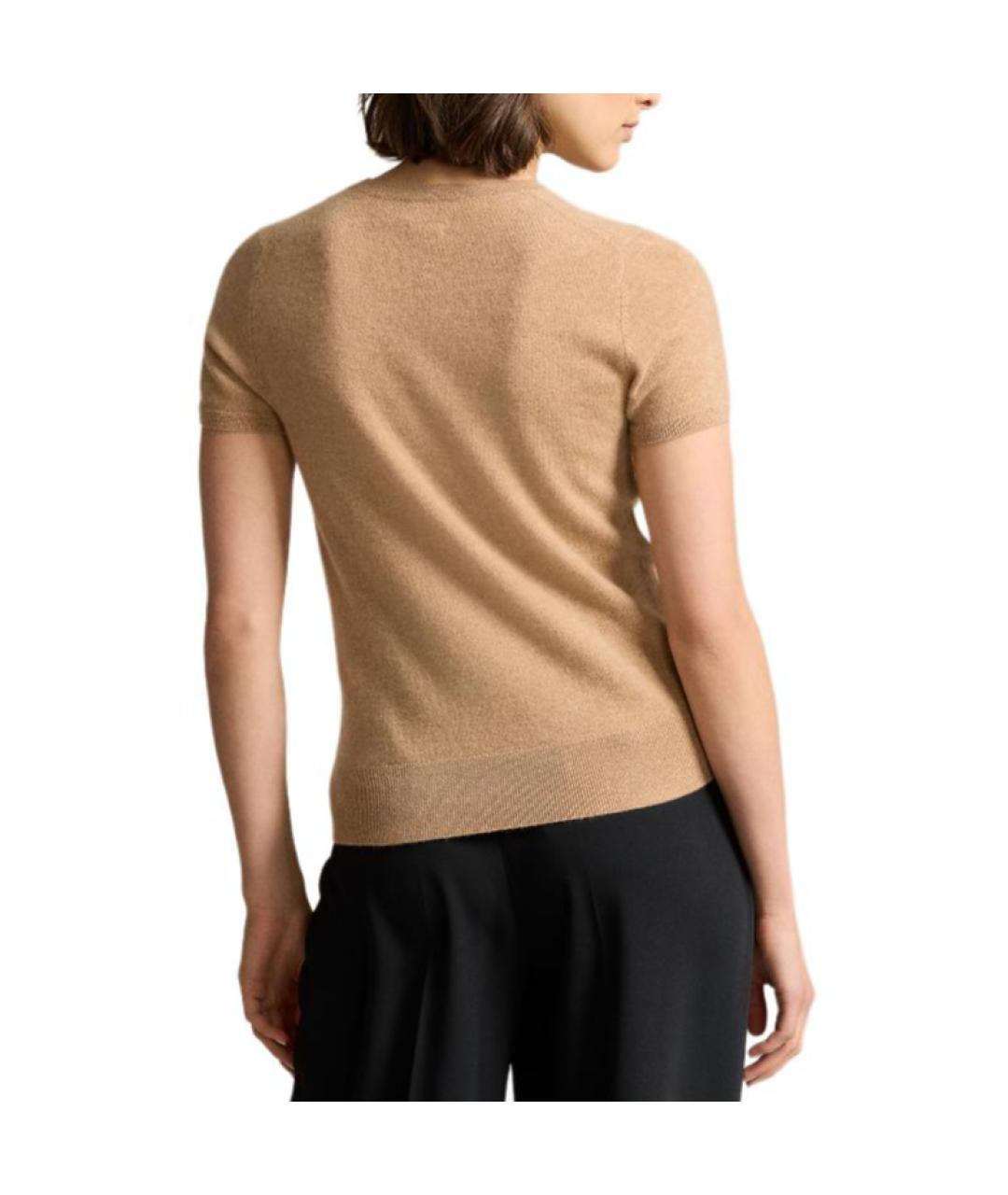 POLO RALPH LAUREN Хаки кашемировый джемпер / свитер, фото 4