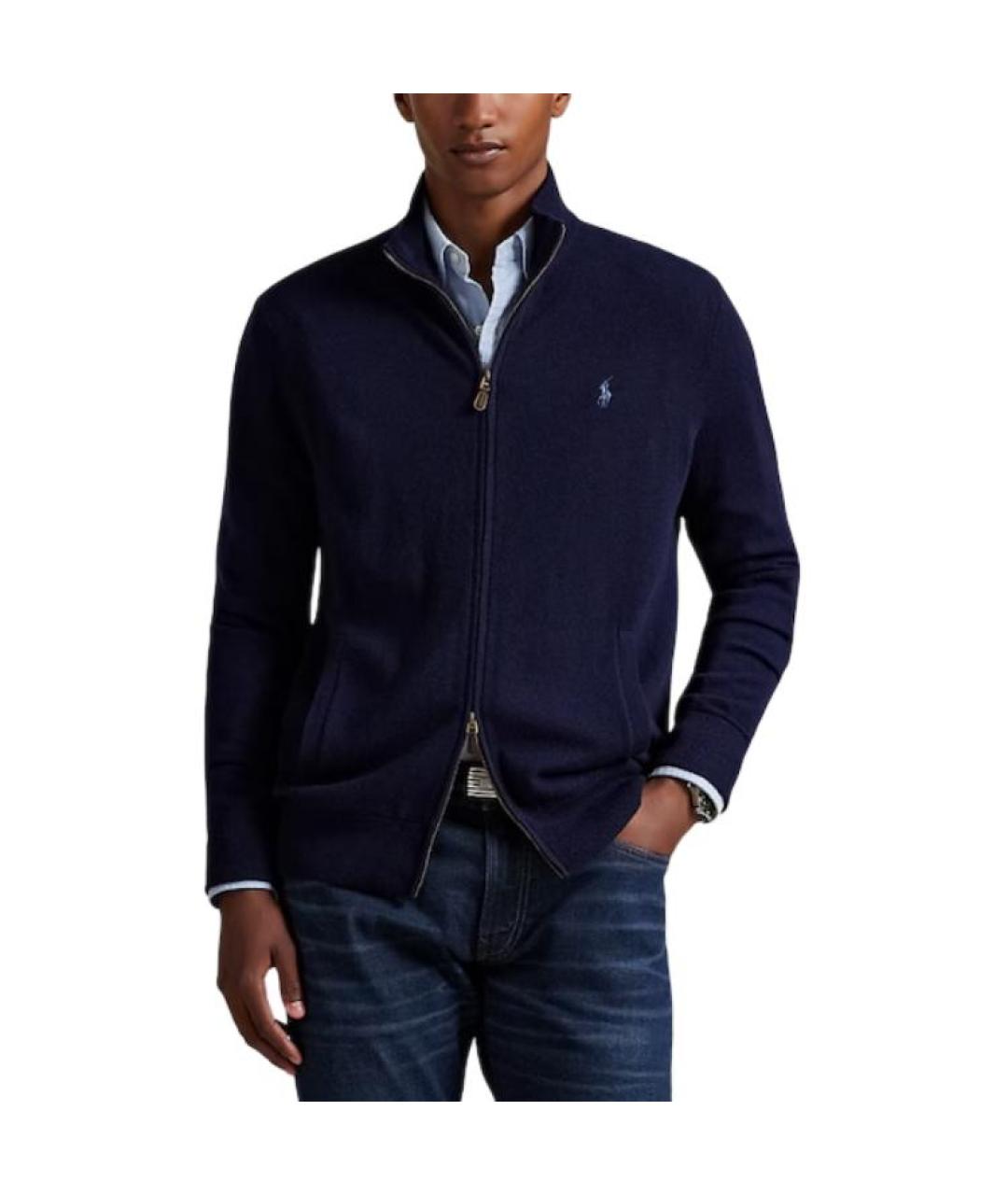 POLO RALPH LAUREN Темно-синий джемпер / свитер, фото 4