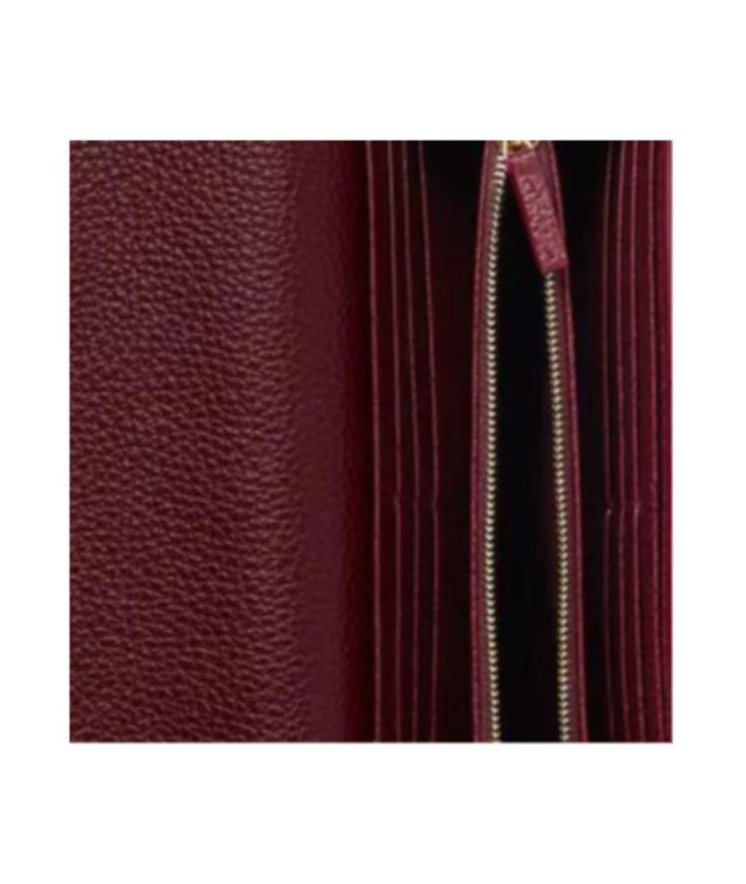 GUCCI Черный кожаный кошелек, фото 4