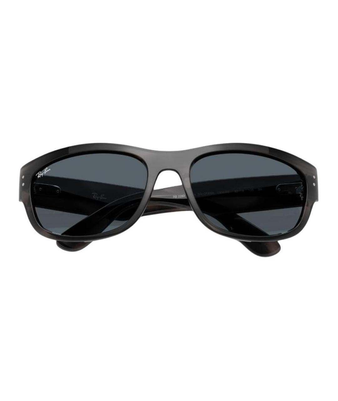 RAY BAN Серые пластиковые солнцезащитные очки, фото 2