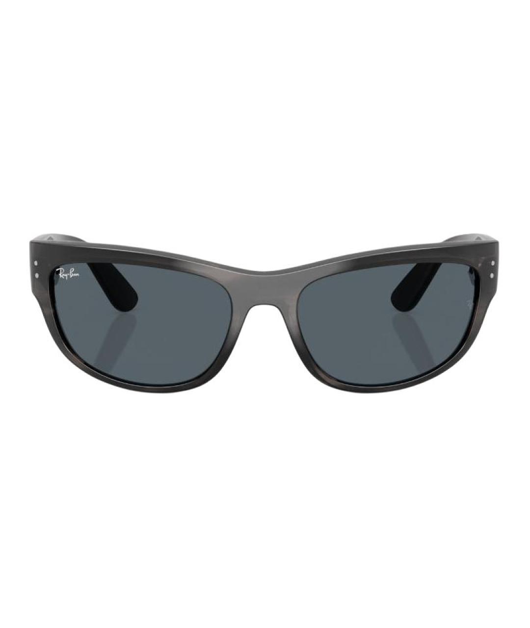 RAY BAN Серые пластиковые солнцезащитные очки, фото 4