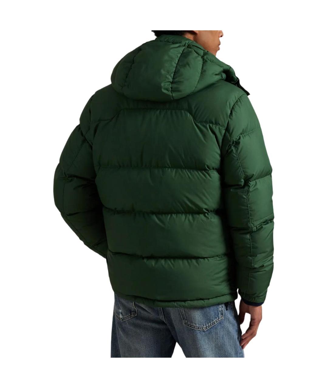 POLO RALPH LAUREN Зеленый пуховик, фото 4