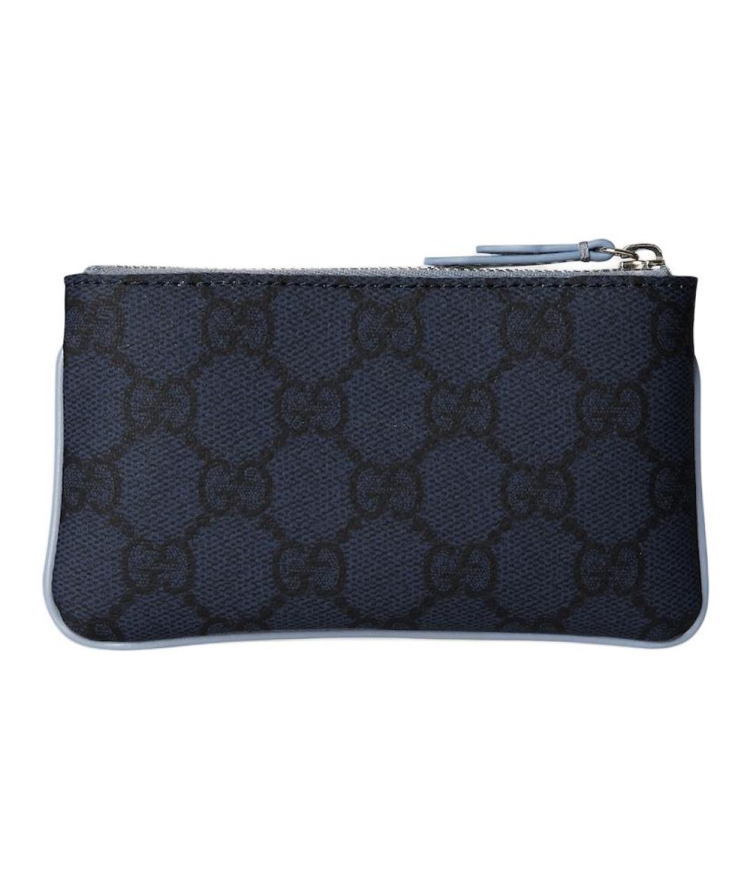 GUCCI Темно-синяя ключница, фото 4
