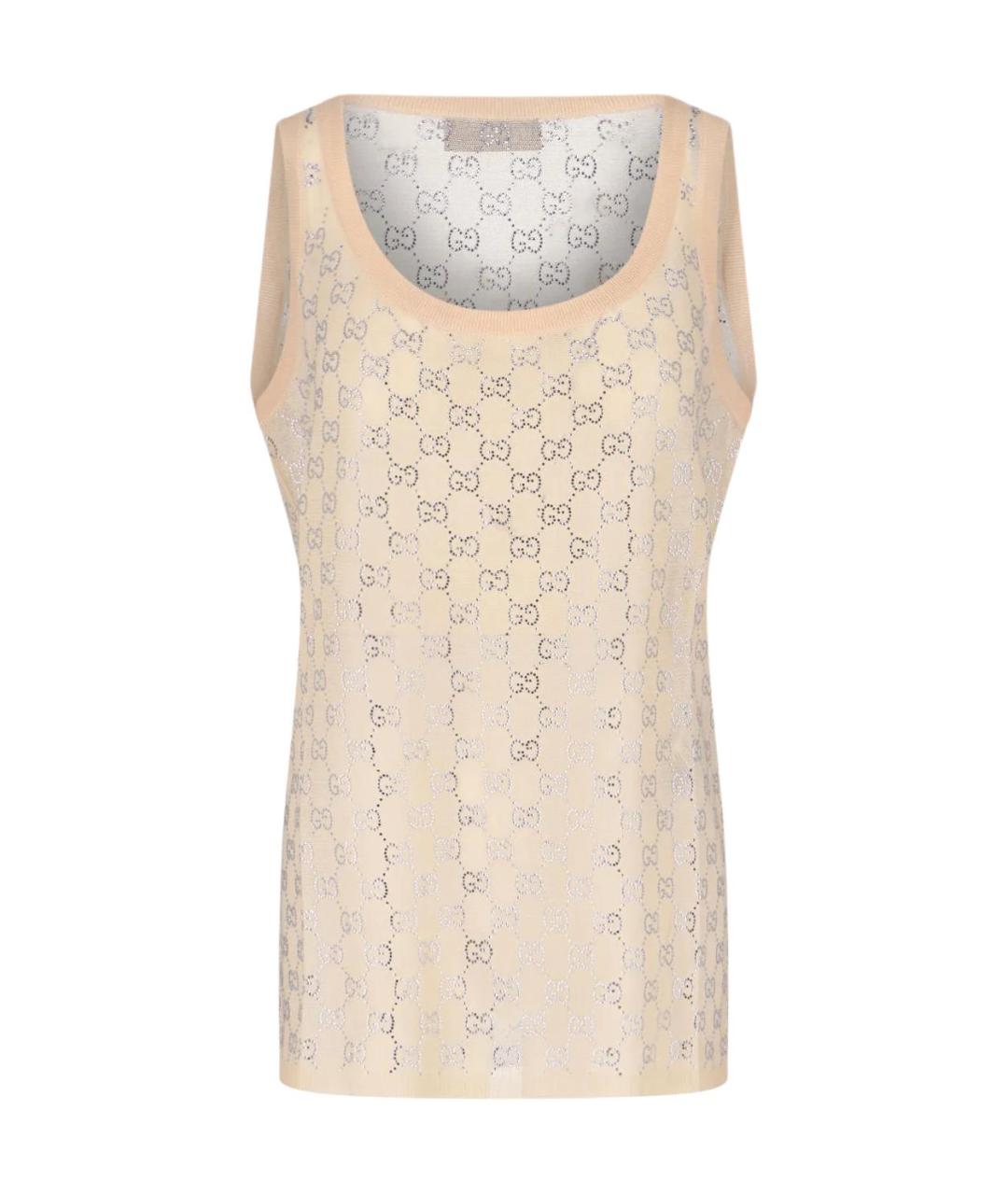 GUCCI Розовая майка, фото 1