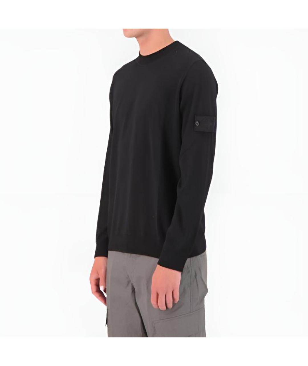 STONE ISLAND Черный джемпер / свитер, фото 4