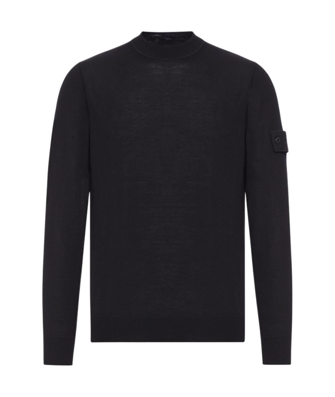 STONE ISLAND Черный джемпер / свитер, фото 1