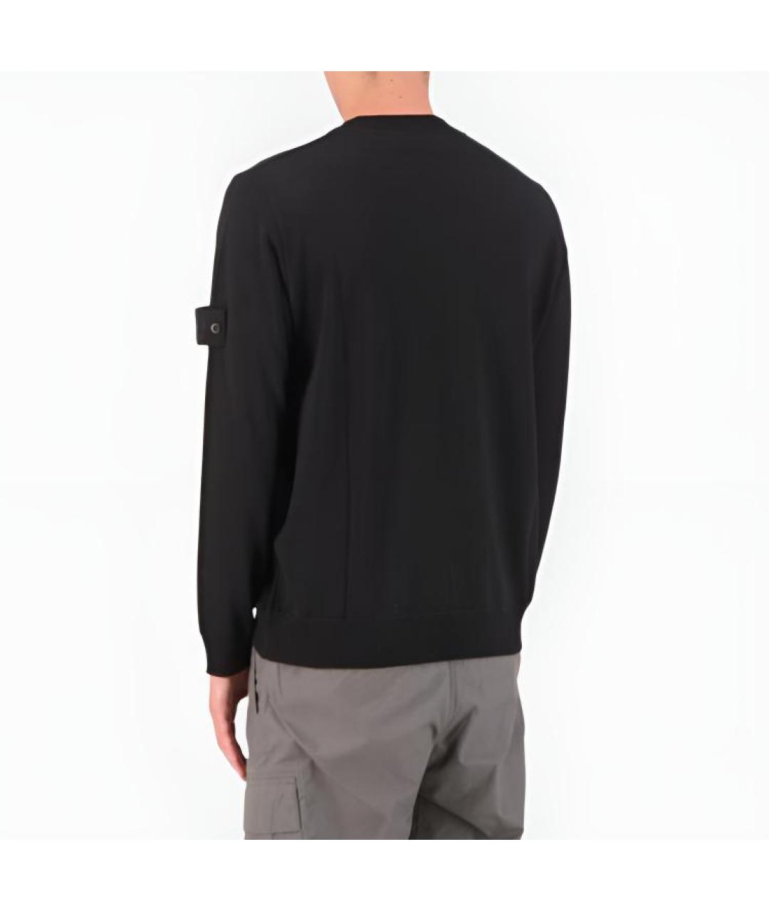 STONE ISLAND Черный джемпер / свитер, фото 5