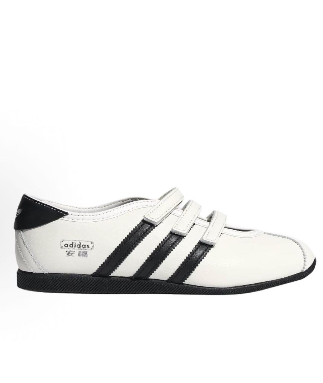 ADIDAS Белые кожаные балетки, фото 9