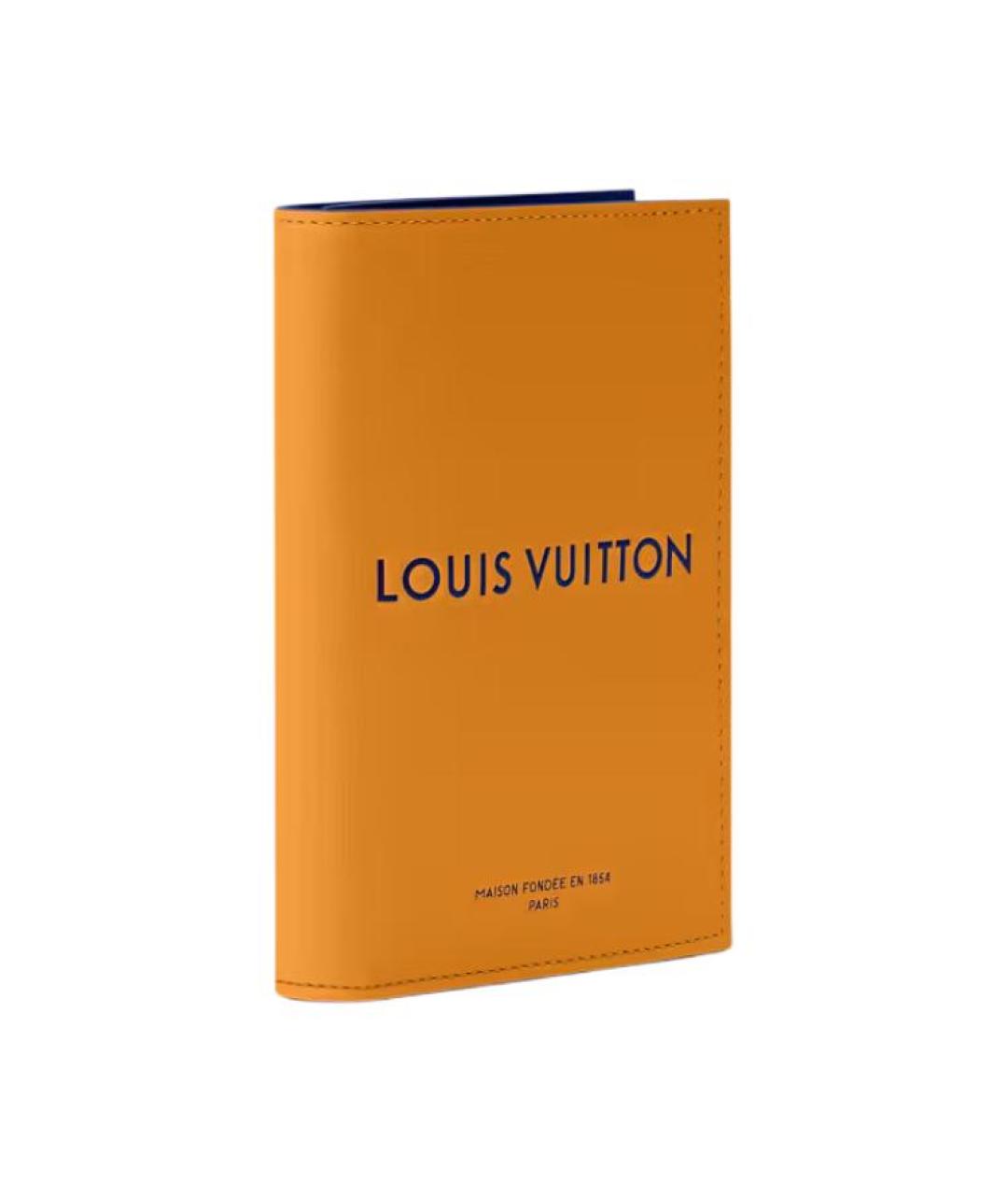 LOUIS VUITTON Желтый кожаный кардхолдер, фото 2