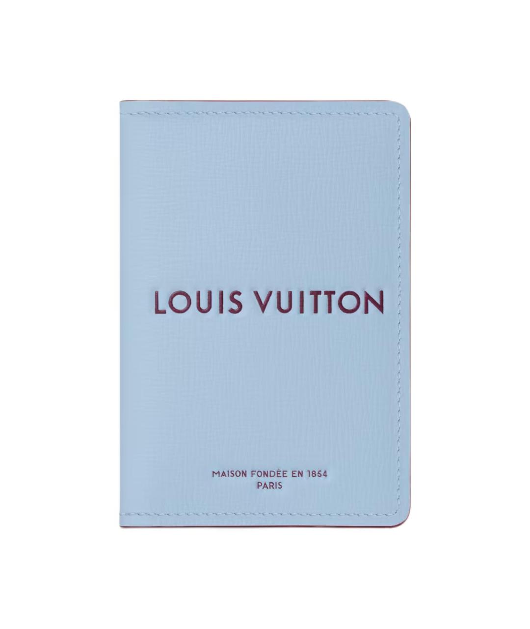 LOUIS VUITTON Голубой кардхолдер, фото 1