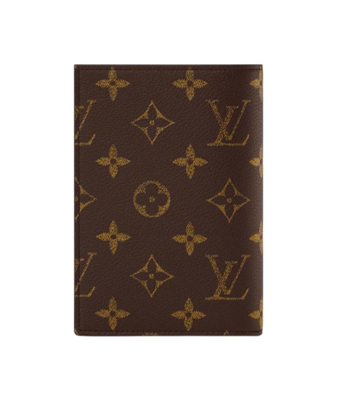 LOUIS VUITTON Коричневый кардхолдер, фото 3