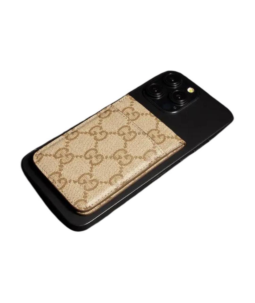GUCCI Бежевый кардхолдер, фото 4