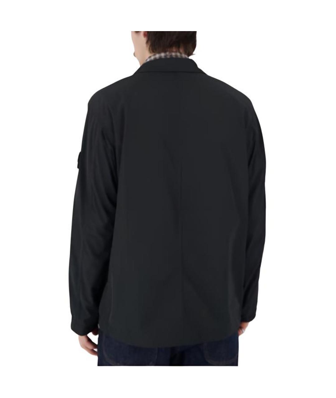 STONE ISLAND Черная куртка, фото 3