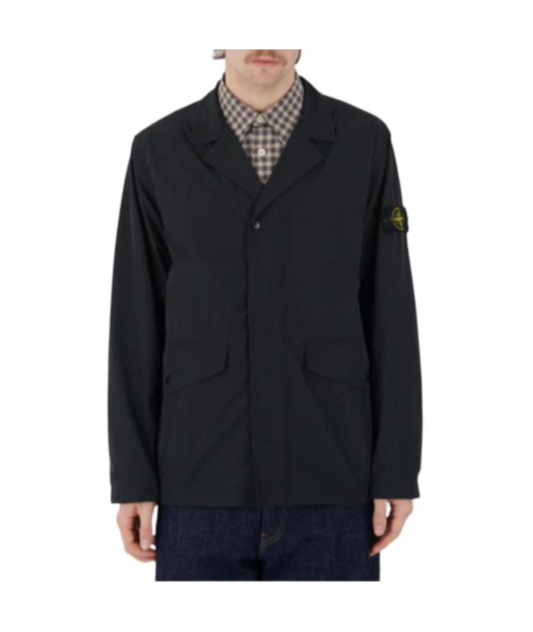 STONE ISLAND Черная куртка, фото 5