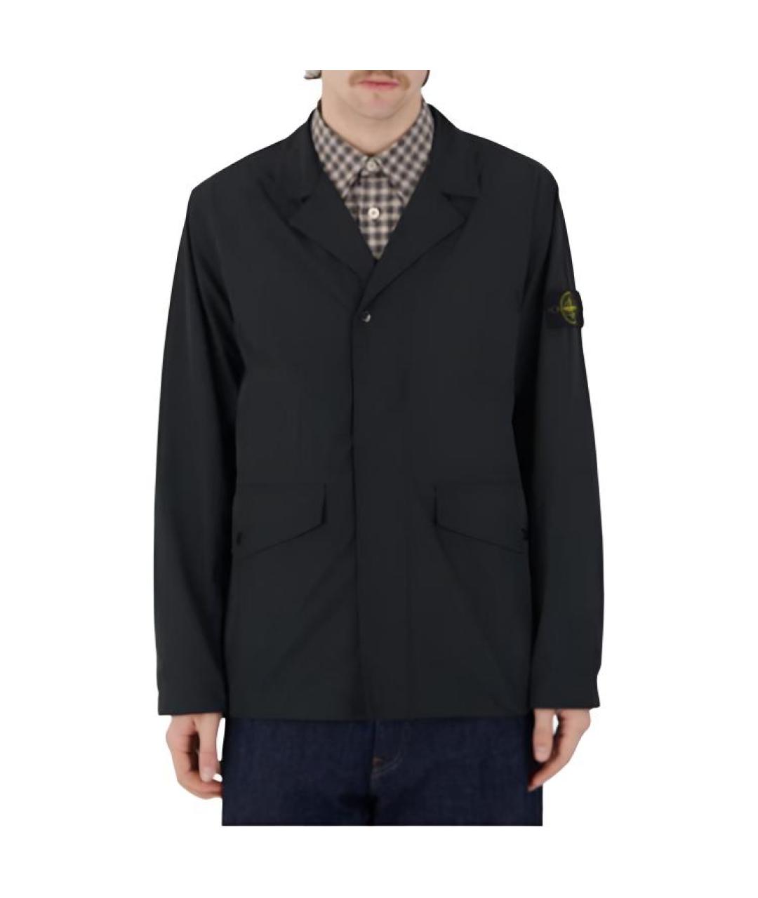 STONE ISLAND Черная куртка, фото 2
