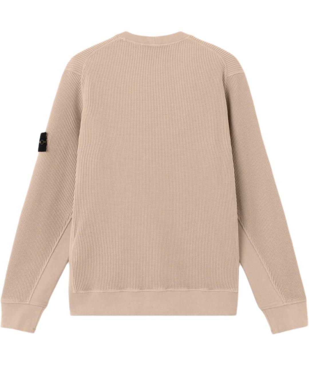 STONE ISLAND Бежевый джемпер / свитер, фото 2