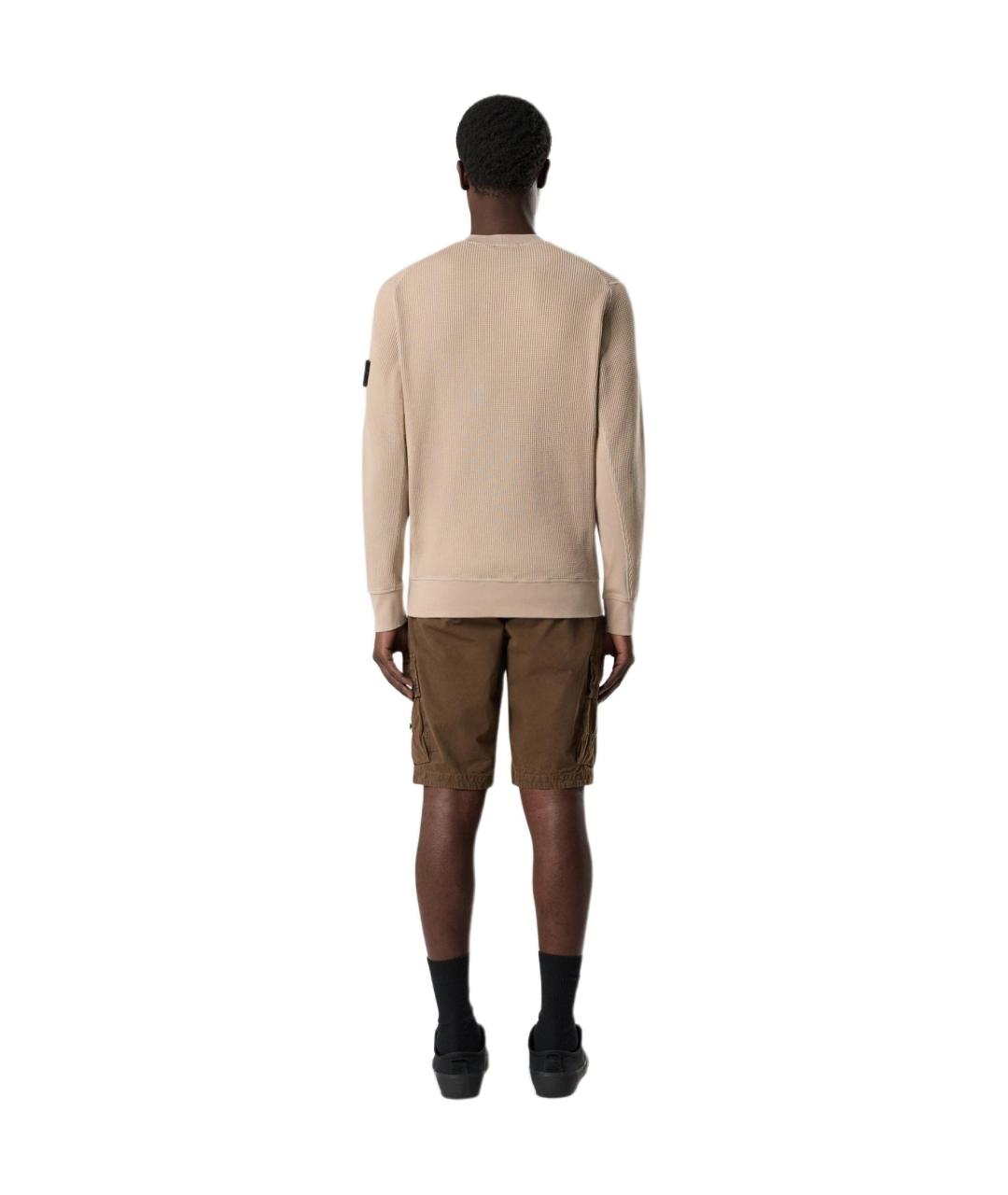 STONE ISLAND Бежевый джемпер / свитер, фото 4