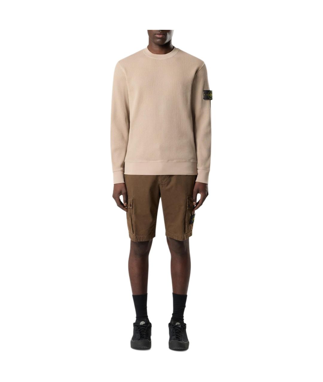 STONE ISLAND Бежевый джемпер / свитер, фото 5