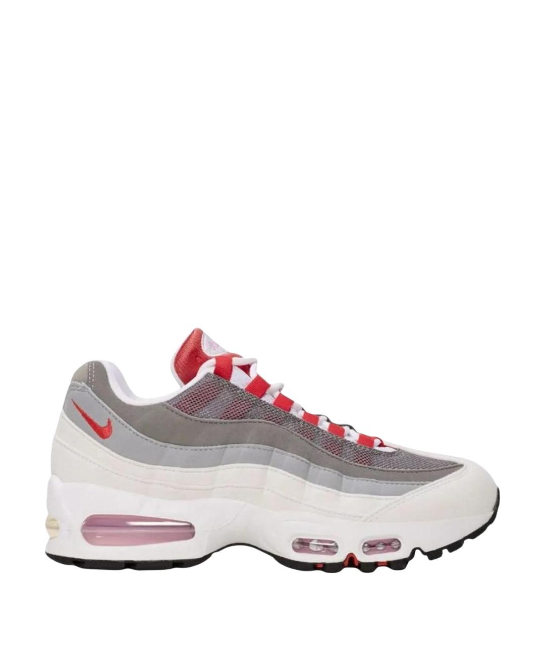 NIKE Серые синтетические кроссовки, фото 1