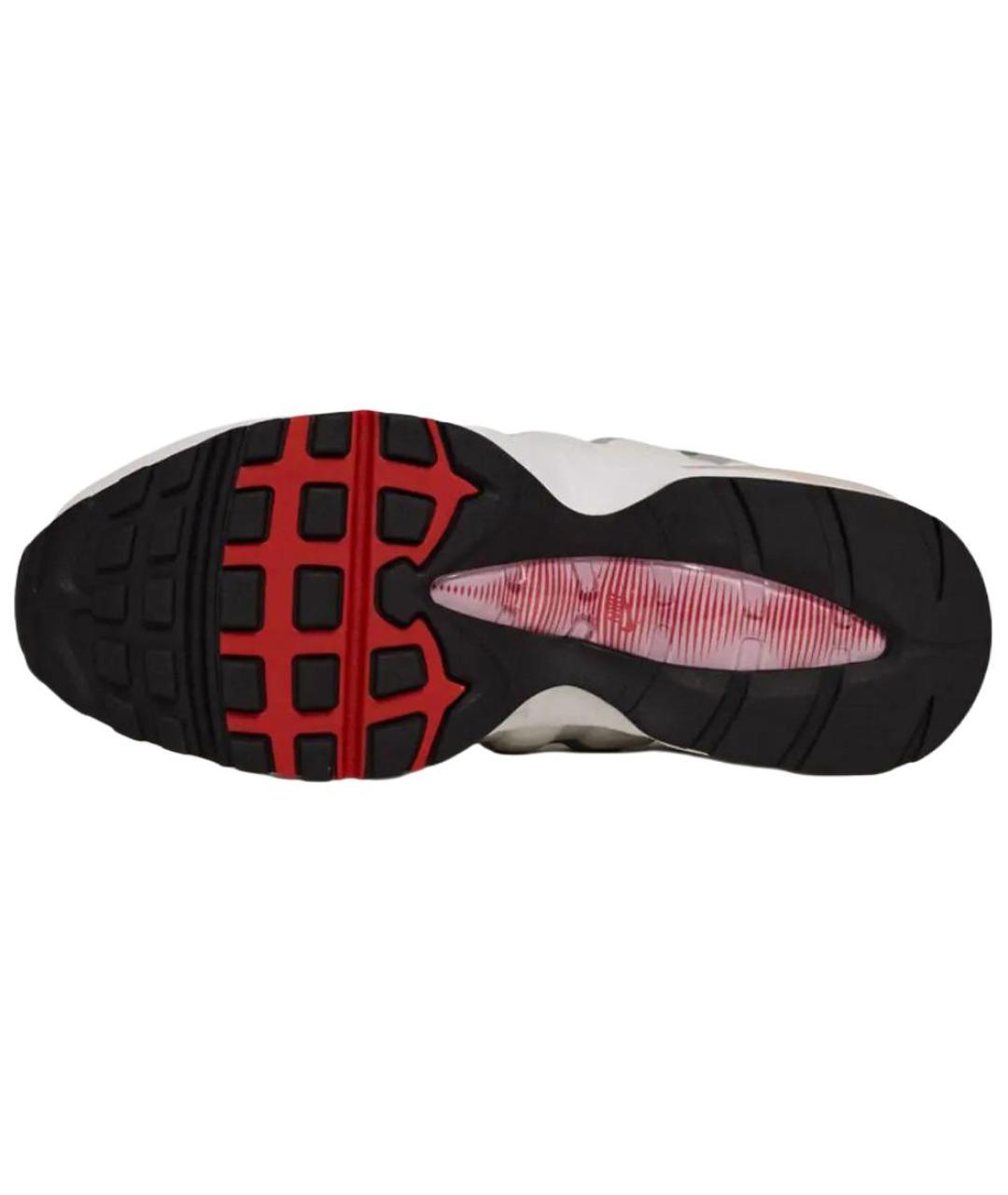 NIKE Серые синтетические кроссовки, фото 4