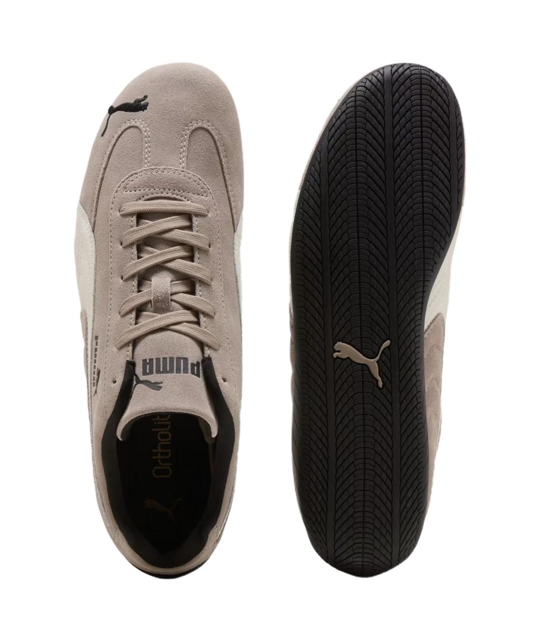 PUMA Синие кожаные низкие кроссовки / кеды, фото 4