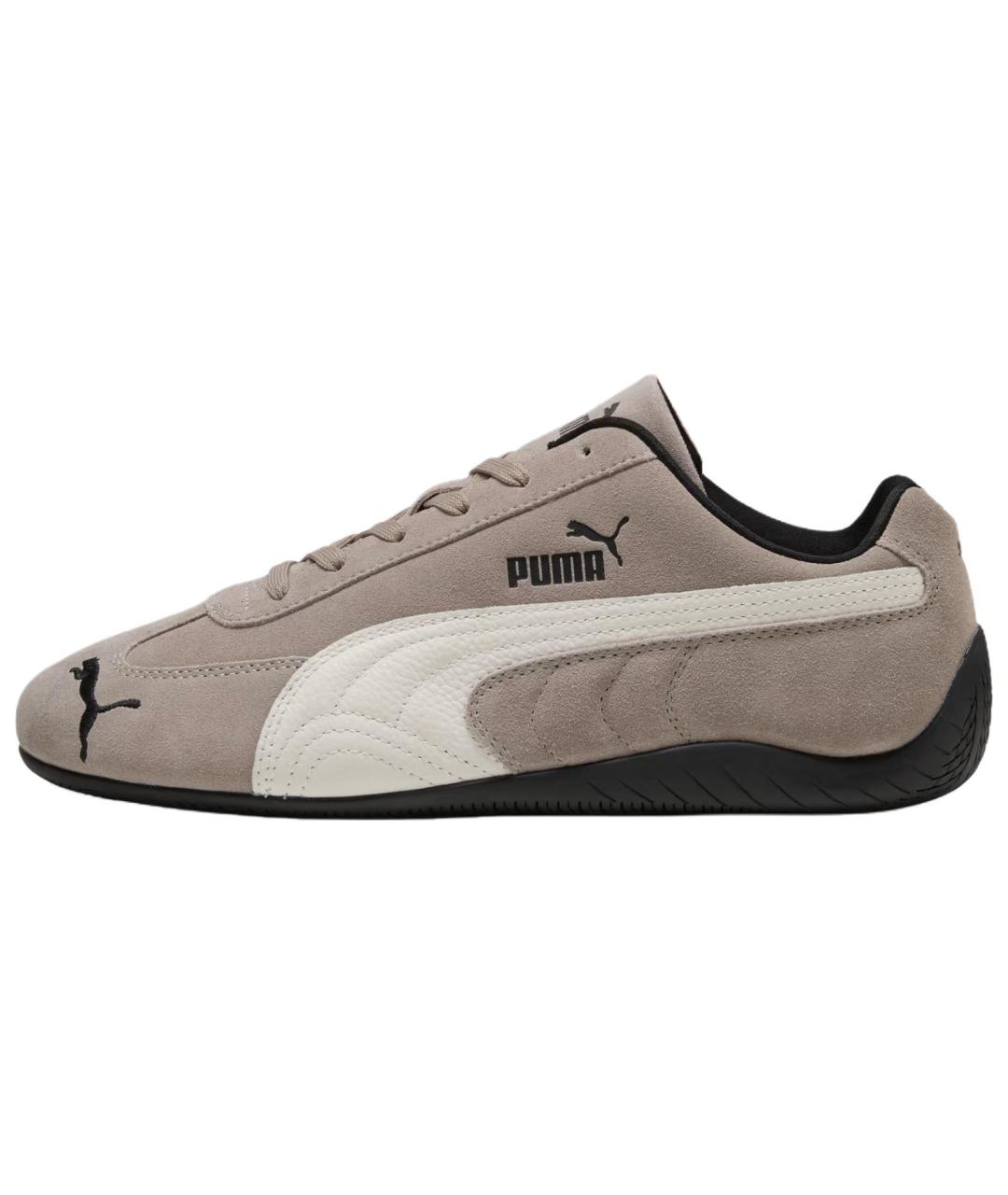 PUMA Синие кожаные низкие кроссовки / кеды, фото 2