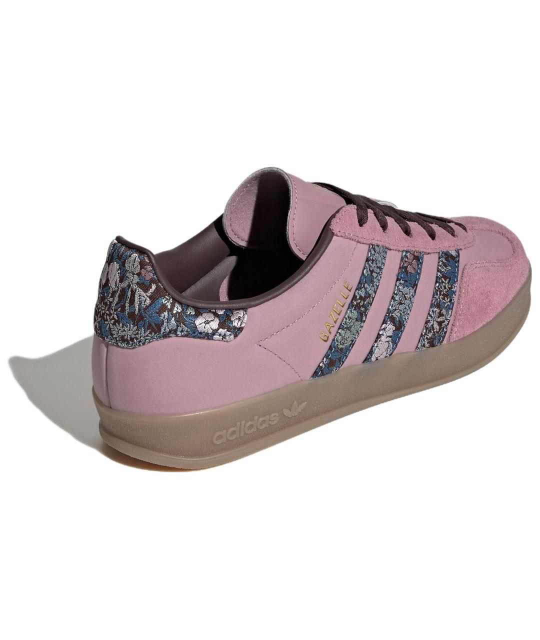 ADIDAS Розовые кожаные кеды, фото 4