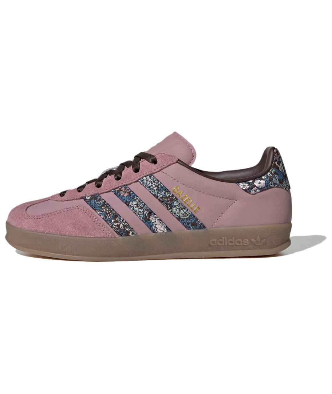 ADIDAS Розовые кожаные кеды, фото 2