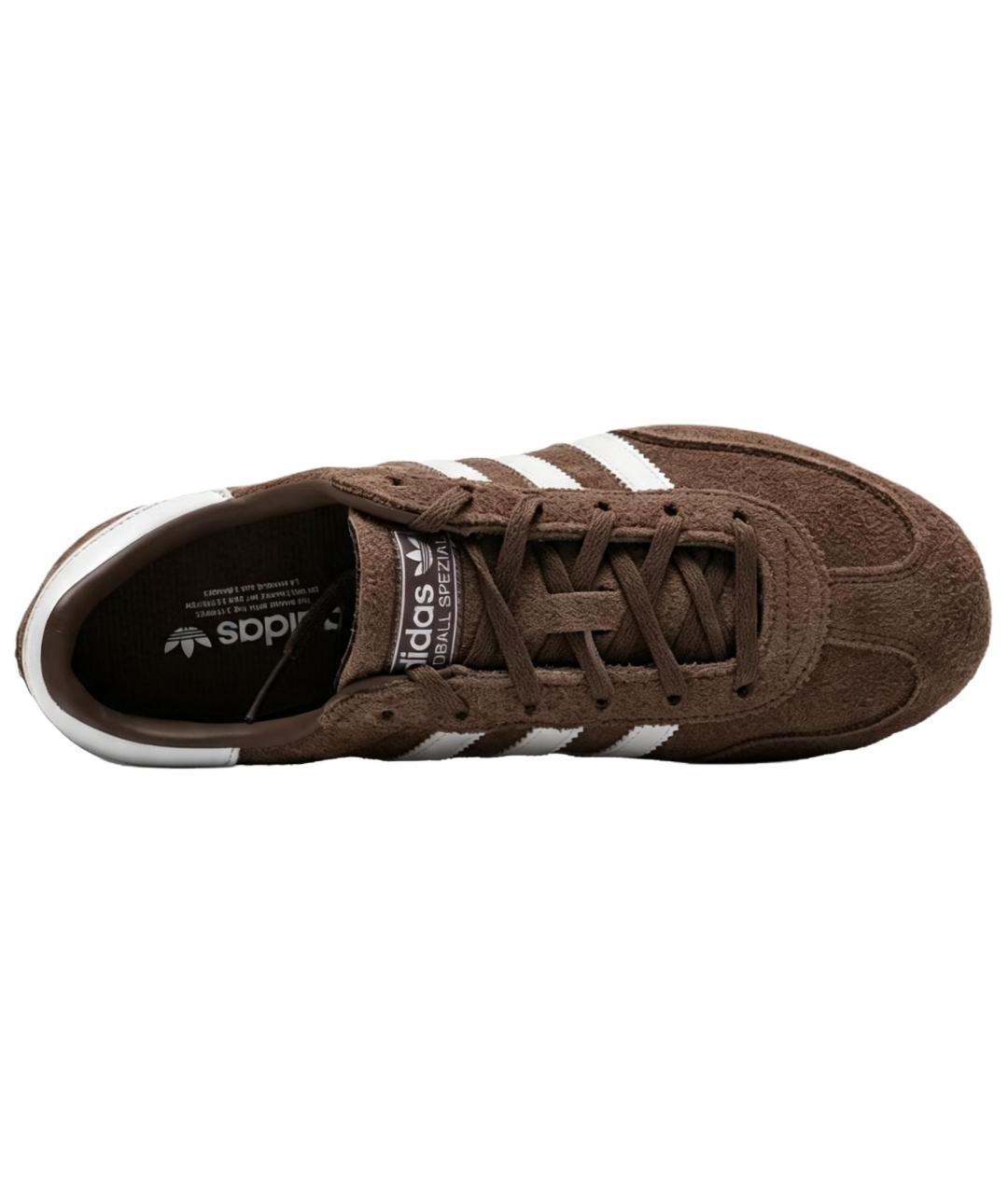 ADIDAS Коричневые кожаные кроссовки, фото 3