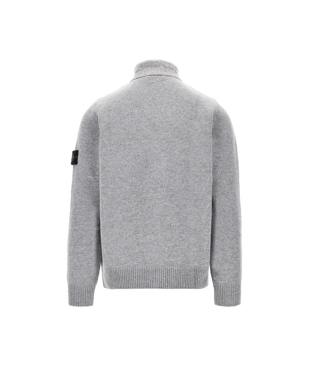STONE ISLAND Серый кардиган, фото 2