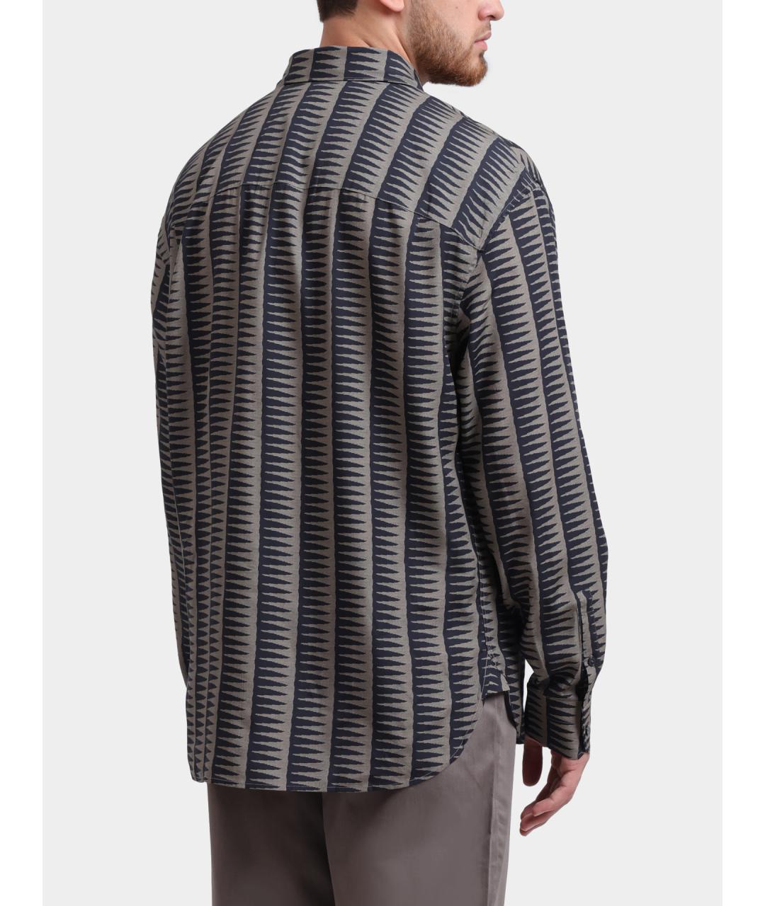EMPORIO ARMANI Серая кэжуал рубашка, фото 5