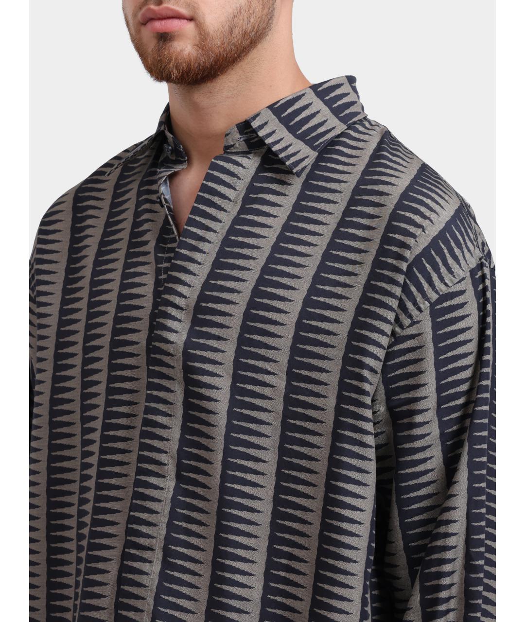 EMPORIO ARMANI Серая кэжуал рубашка, фото 4