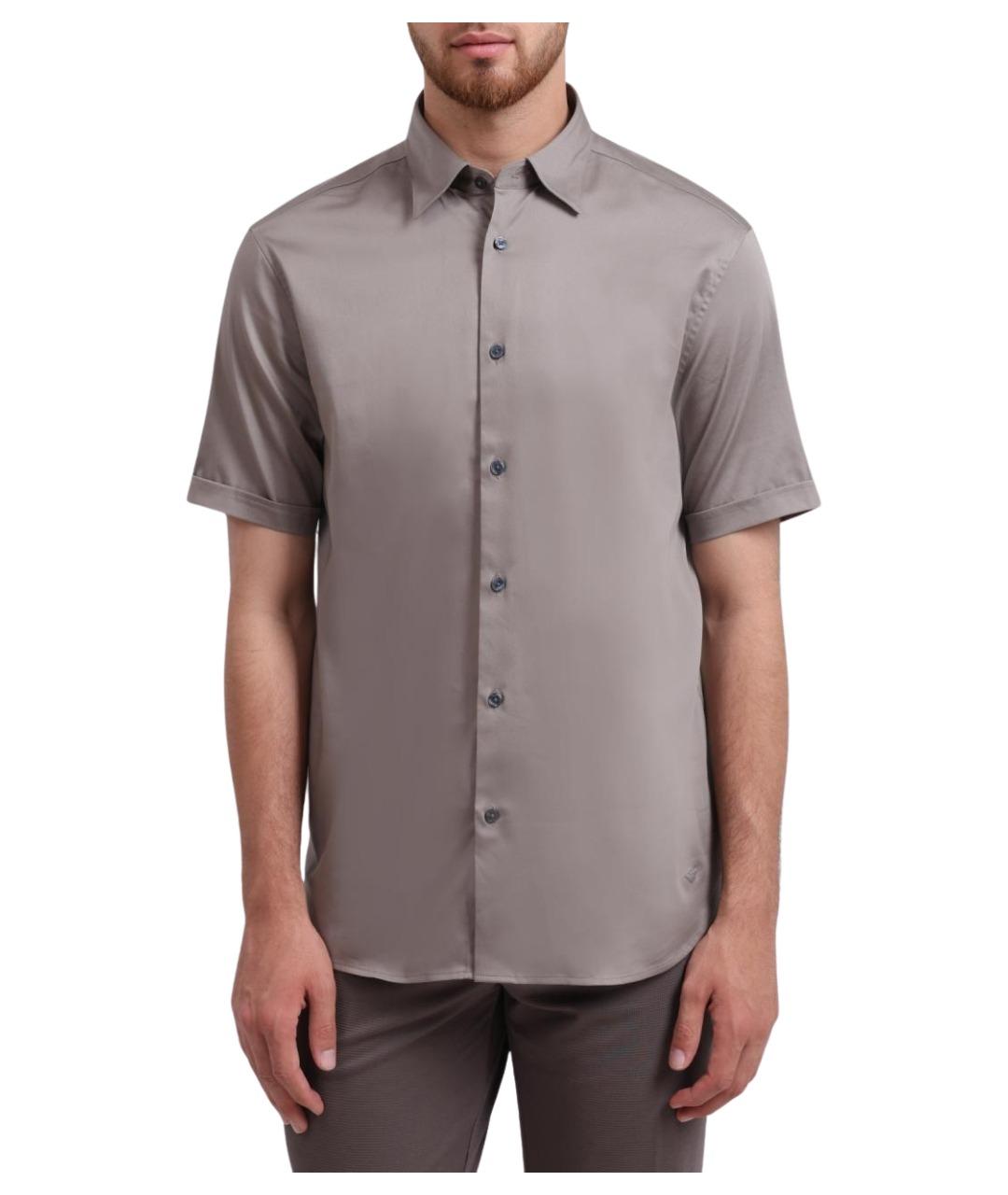 EMPORIO ARMANI Серая кэжуал рубашка, фото 1
