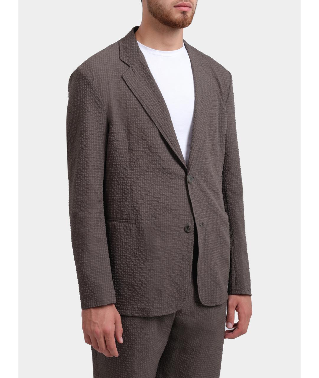 EMPORIO ARMANI Коричневый пиджак, фото 3