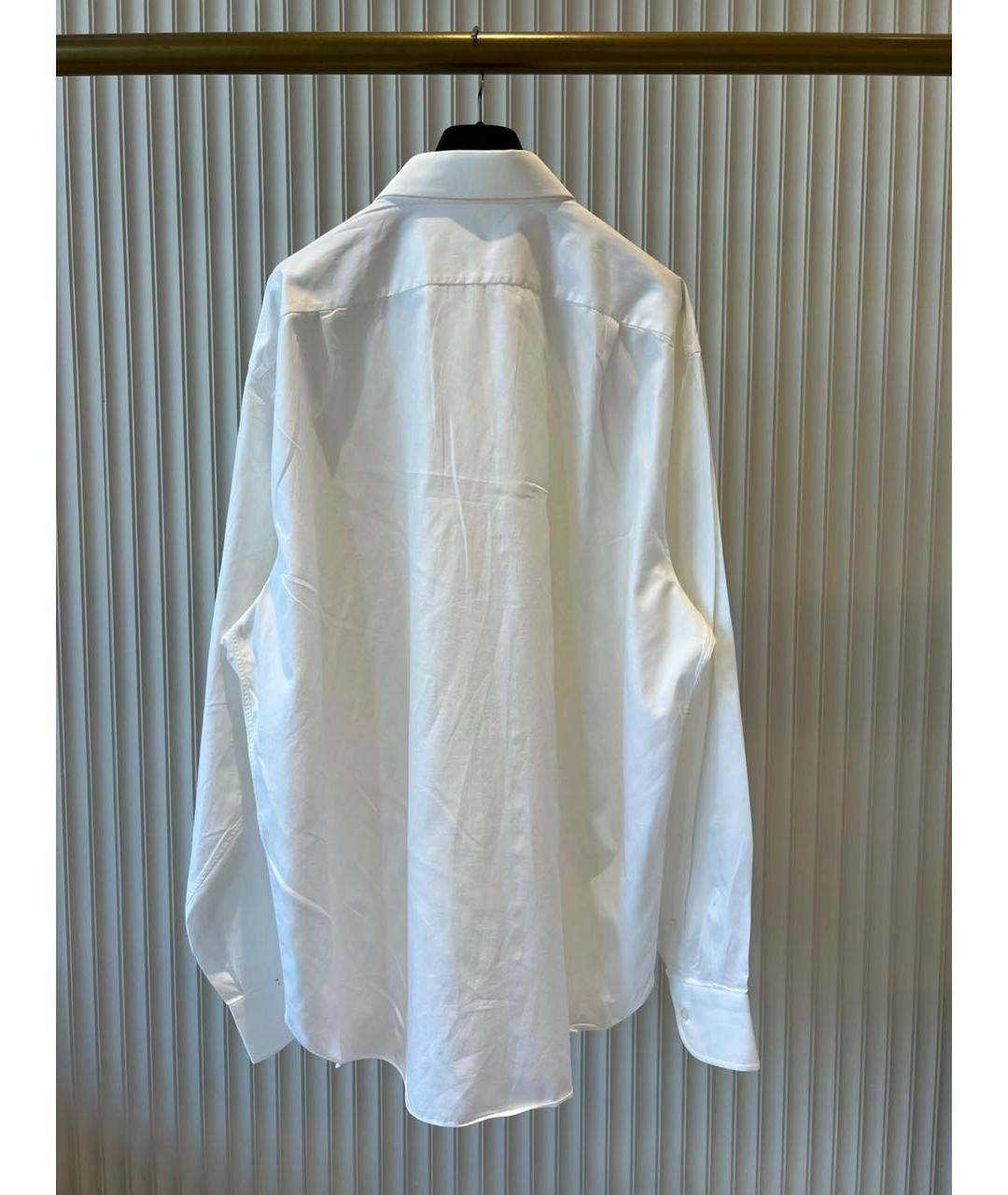 BRIONI Белая хлопковая классическая рубашка, фото 2
