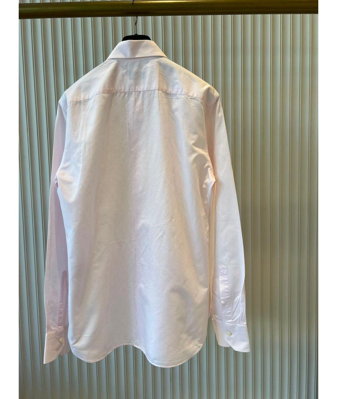 ERMENEGILDO ZEGNA XXX Розовая классическая рубашка, фото 2