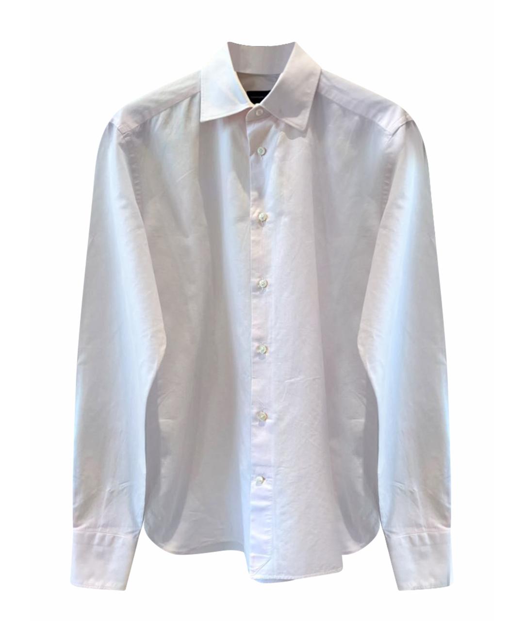 ERMENEGILDO ZEGNA XXX Розовая классическая рубашка, фото 1