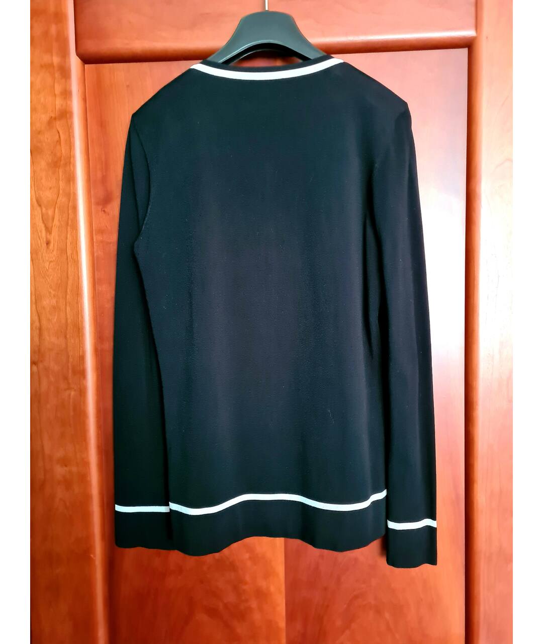 DOLCE&GABBANA Черный вискозный джемпер / свитер, фото 2