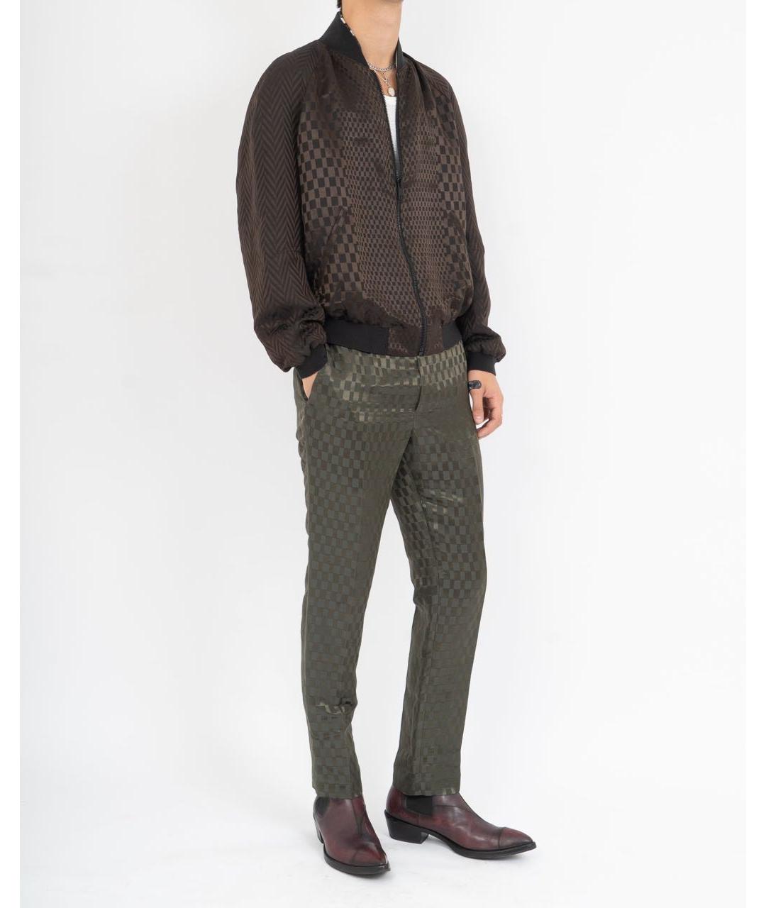 HAIDER ACKERMANN Коричневая вискозная куртка, фото 7