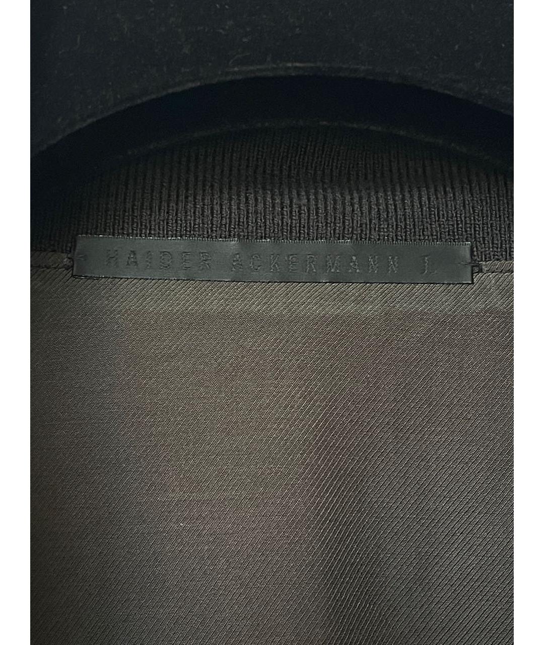 HAIDER ACKERMANN Коричневая вискозная куртка, фото 2