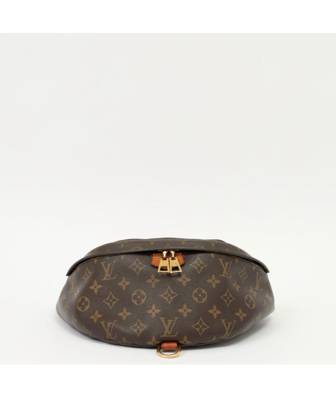 LOUIS VUITTON Коричневая поясная сумка из канвы, фото 9