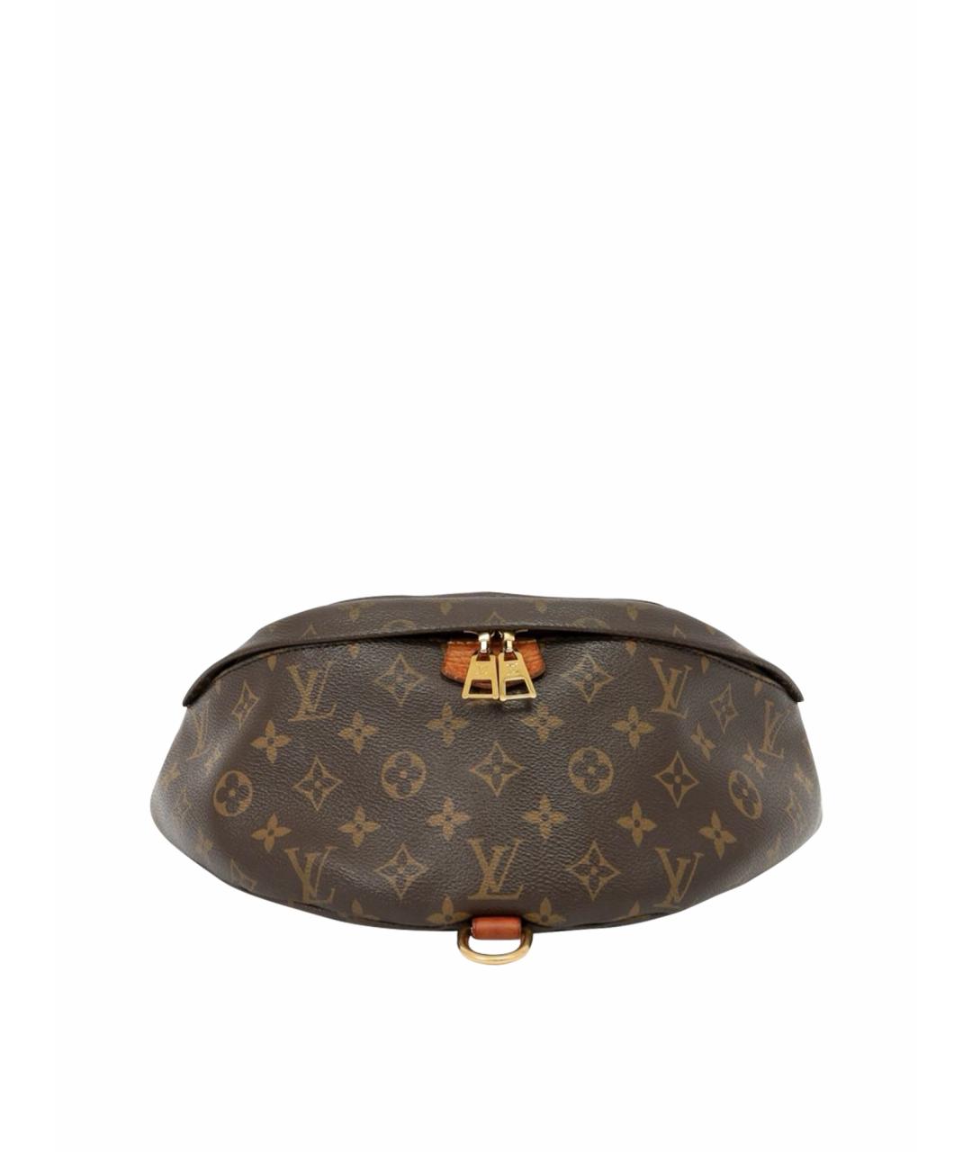 LOUIS VUITTON Коричневая поясная сумка из канвы, фото 1