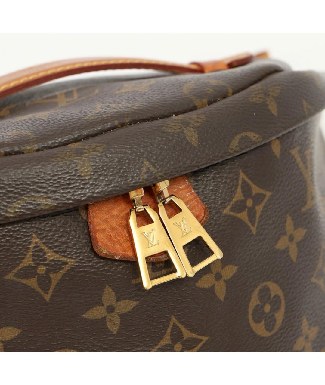 LOUIS VUITTON Коричневая поясная сумка из канвы, фото 8