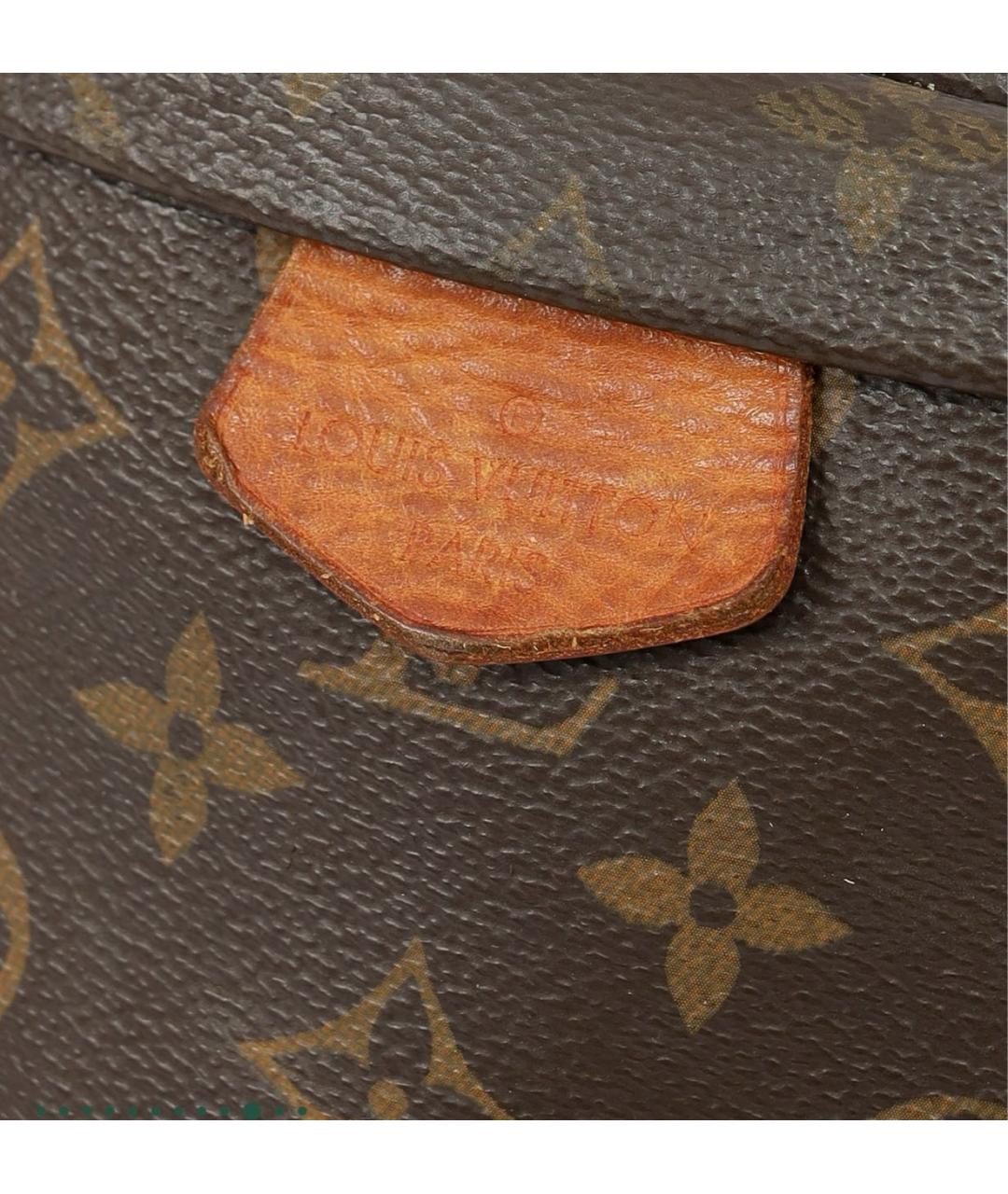 LOUIS VUITTON Коричневая поясная сумка из канвы, фото 5