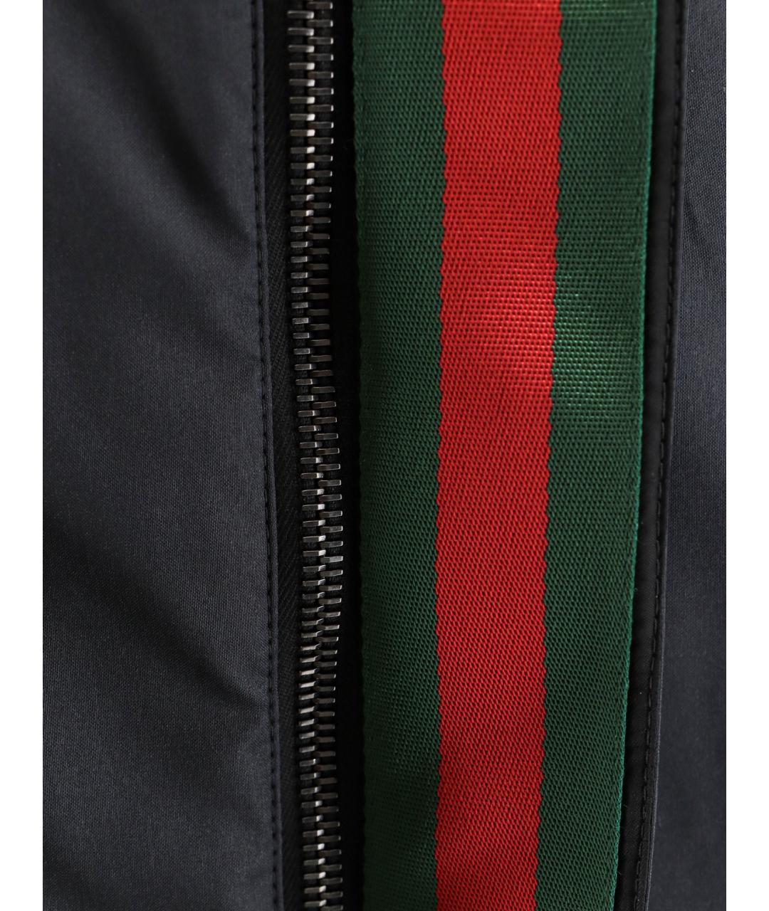 GUCCI Черная полиамидовая куртка, фото 3